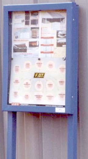 Vitrine sécuritaire tout acier 1 porte battante Calvi 4
